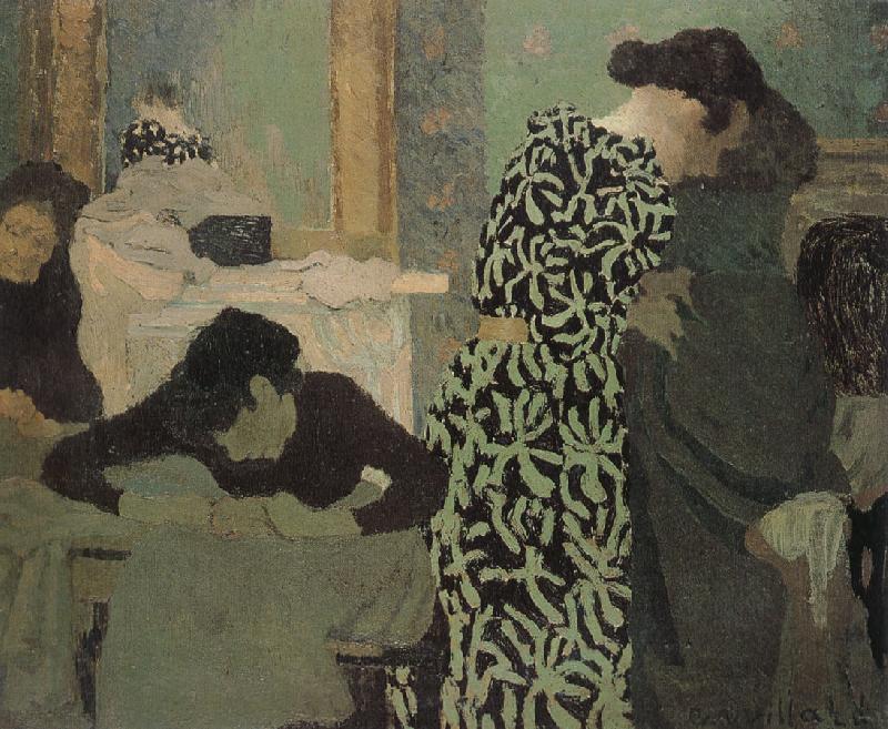 Edouard Vuillard Has a floral pattern for clothing